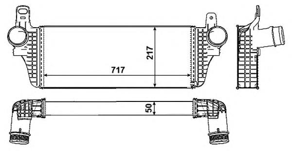 Інтеркулер AC673150 Maxgear