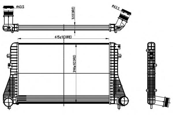 Система охолодження наддувочного повітря NRF 30306 ціна, від 97.15 USD
