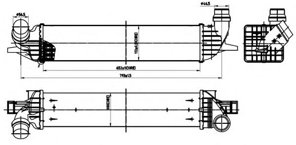 Купити CI151000P Mahle Original Радіатор интеркуллера