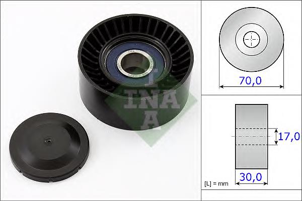 Натяжний ролик 531087310 INA