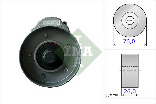 Натягувач приводного ременя INA 534013530 ціна, від 22.42 USD