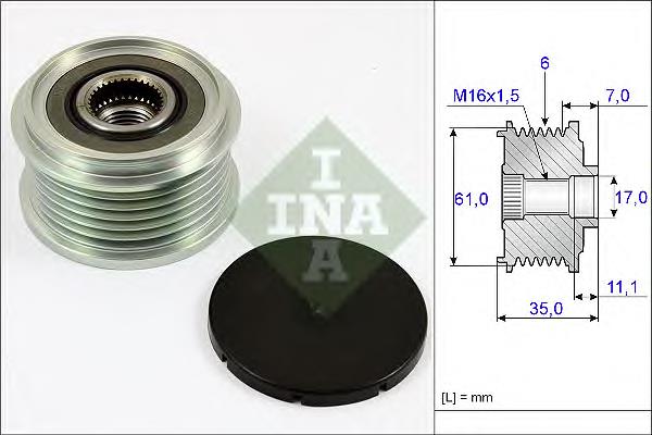 Інерційний шків INA 535002210 ціна, від 30.00 USD
