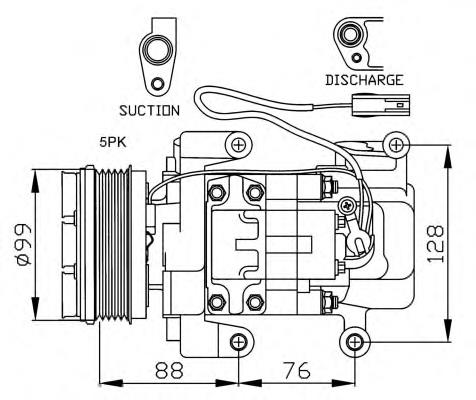 Насос кондиціонера NRF 32234