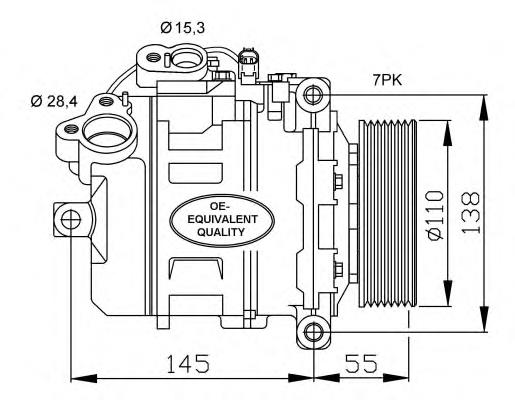Насос кондиціонера NRF 32524