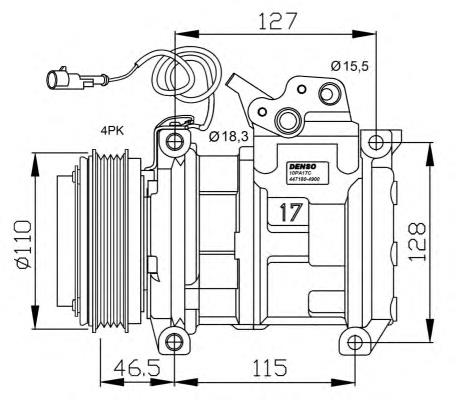 Насос кондиціонера NRF 32552