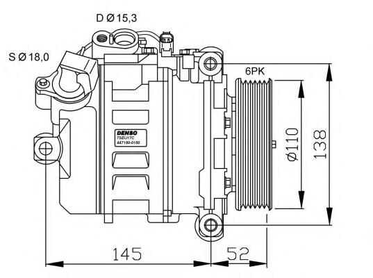 Насос кондиціонера NRF 32435