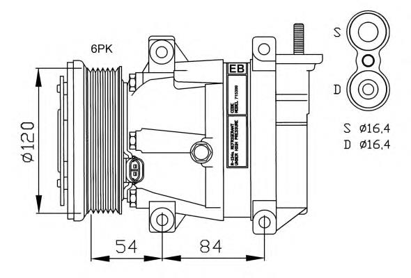 Насос кондиціонера NRF 32484
