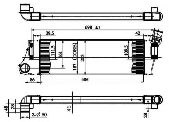 Система охолодження наддувочного повітря NRF 30899 ціна, від 116.37 USD