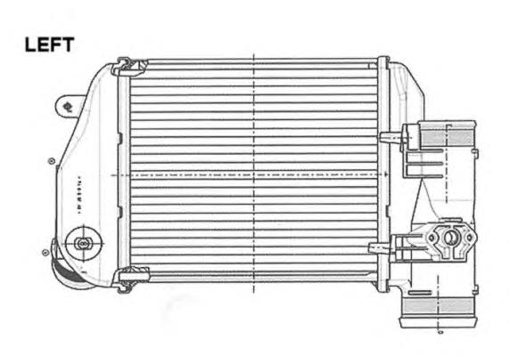 30767 NRF радіатор интеркуллера