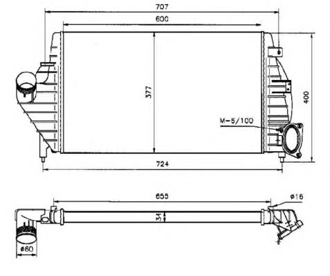 Купити 7701040663 Renault (RVI) Радіатор интеркуллера