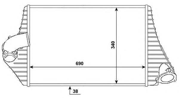 Інтеркулер 7701040663 Renault (RVI)
