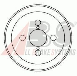 Барабан гальмівний задній ABS 2367S ціна, від 24.30 USD