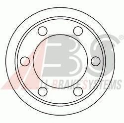 Барабан гальмівний задній ABS 2406S ціна, від 61.78 USD