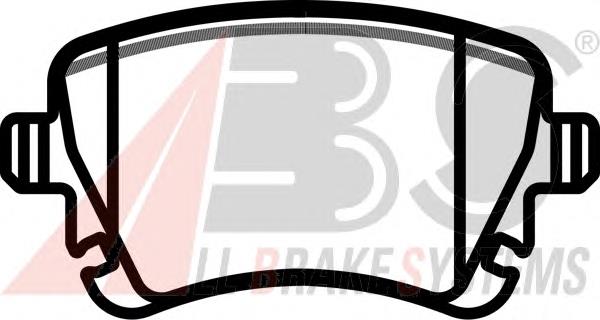 Купити 37411 ABS Задні колодки