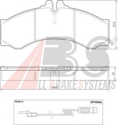Гальмівні колодки ABS 37000 ціна, від 21.53 USD