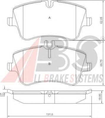 Гальмівні колодки ABS 37165 ціна, від 15.42 USD