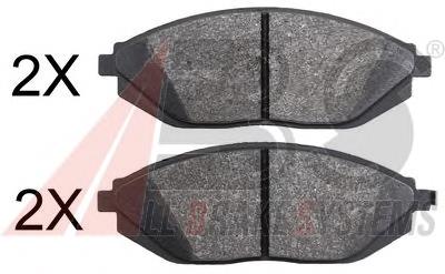 Гальмівні колодки ABS 37842 ціна, від 19.89 USD