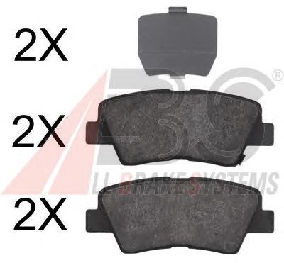 Задні гальмівні колодки ABS 37777 ціна, від 16.10 USD