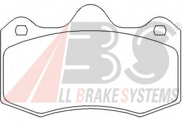 Гальмівні колодки ABS 37471 ціна, від 14.17 USD