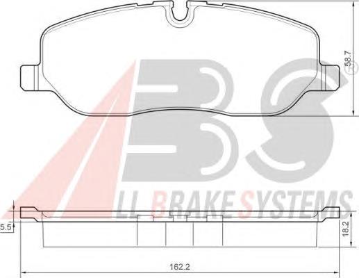 Купити 37501 ABS Колодки гальмівні передні, дискові