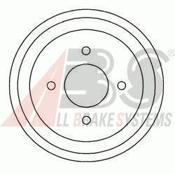 Барабан гальмівний задній ABS 3330S ціна, від 39.52 USD
