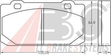 Передні тормозні колодки 60778285 Fiat/Alfa/Lancia