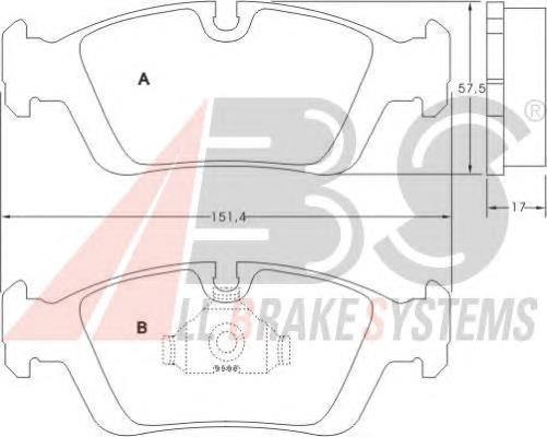 Гальмівні колодки ABS 36678 ціна, від 16.99 USD