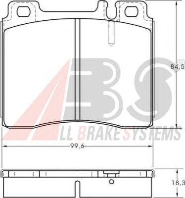 Тормозні колодки ABS 36825
