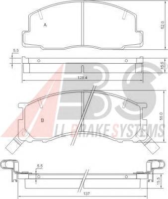 Гальмівні колодки Toyota 0446528210 ціна, від 16.18 USD