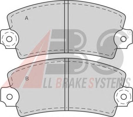 Гальмівні колодки ABS 360422 ціна, від 13.36 USD