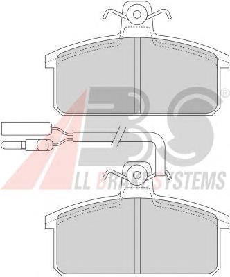 Купити 361461 ABS Колодки гальмівні передні, дискові