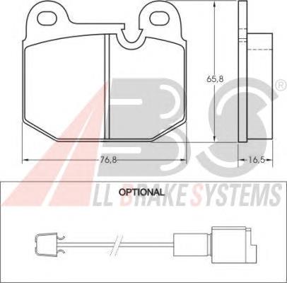 Гальмівні колодки ABS 36140 ціна, від 10.61 USD