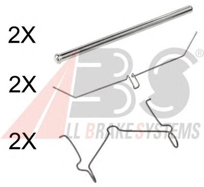 Ремкомплект гальмівних колодок ABS 1701Q ціна, від 4.74 USD