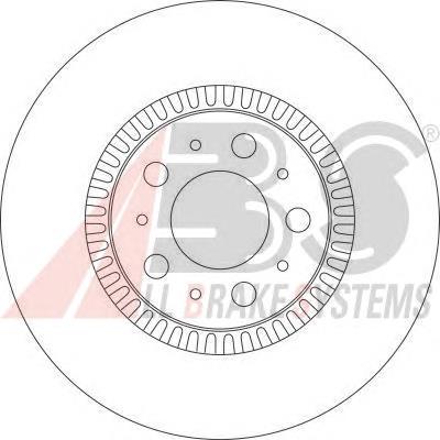 Гальмівні диски передні 17012 ABS
