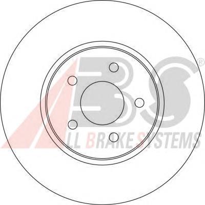 Диск переднього гальма ABS 17151 ціна, від 37.39 USD