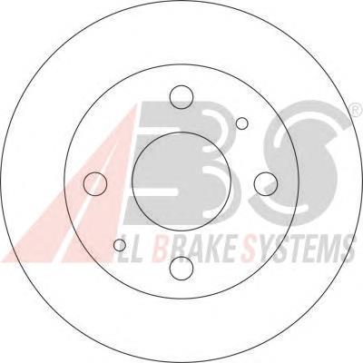 Гальмівні диски передні 17075 ABS