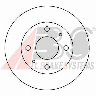Диск переднього гальма ABS 16635 ціна, від 17.12 USD