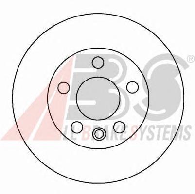 Диск переднього гальма ABS 16657 ціна, від 36.98 USD