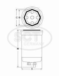 Купити KL977 Mahle Original Фільтр-відстійник палива грубої очистки