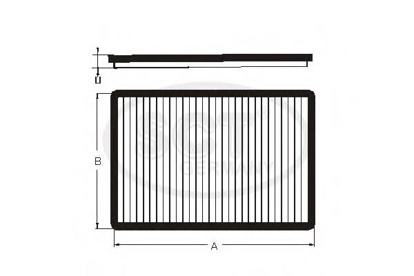 Фільтр салону SAK240 SCT