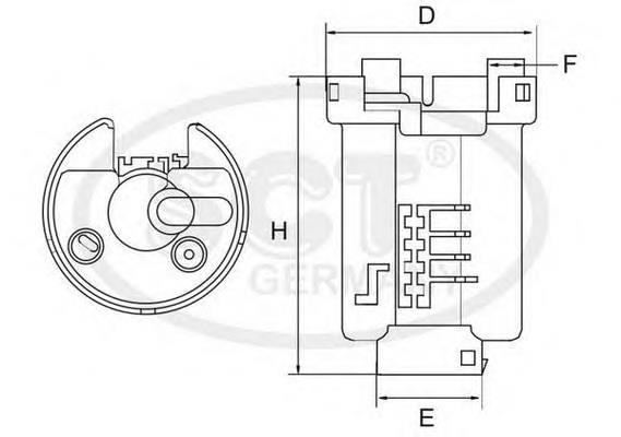 Фільтр тонкого очищення палива SCT ST6503 ціна, від 10.22 USD