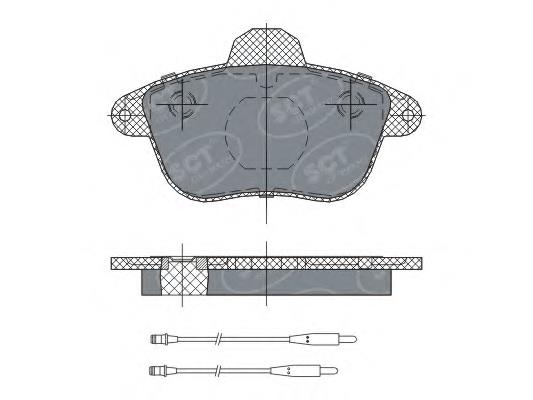 Гальмівні колодки SCT SP295 ціна, від 16.43 USD