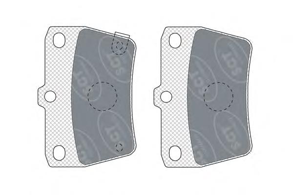 Купити SP309 SCT Задні колодки