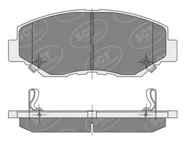 Гальмівні колодки SCT SP354 ціна, від 25.31 USD