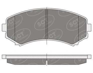Гальмівні колодки SCT SP344 ціна, від 19.75 USD