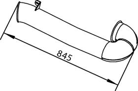 61177 Polmostrow Глушник, задня частина