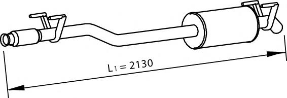 Глушник VAG 2E0253409K ціна, від 111.37 USD