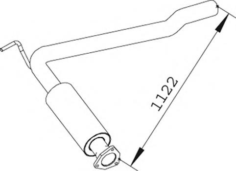 Глушник, передня частина VAG JZW253209AC ціна, від 50.53 USD