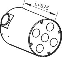 Глушник Dinex 80401 ціна, від 126.74 USD