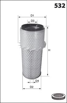 Фільтр повітряний FA3268 Mecafilter